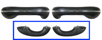 ARMREST, 55-67, BLACK, PAIR